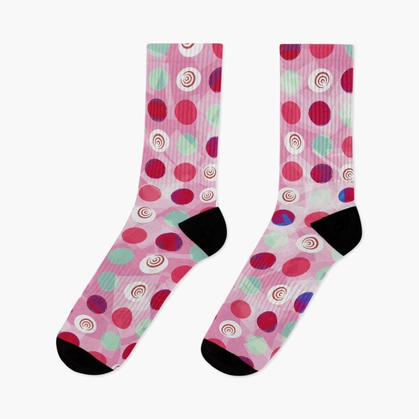 Item preview, Colordots on verigated pink designed and sold by JustLagoons.