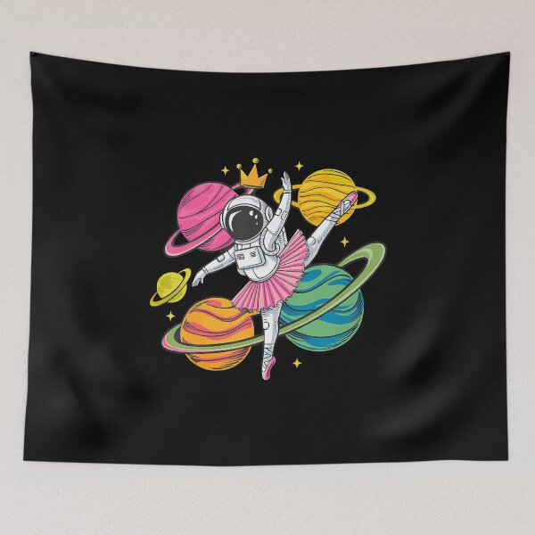 Item preview, Ballerina Astronaut Space Dancing Dance Girl designed and sold by AlicaMonica.