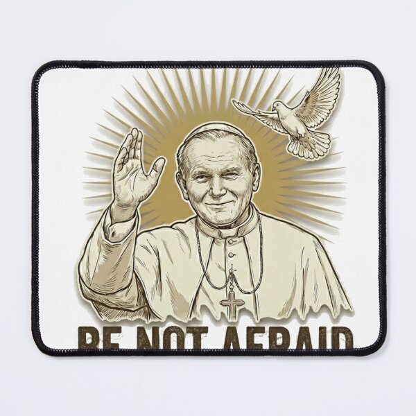 Item preview, Saint John Paul II - BE NOT AFRAID - Iconic Quote & Pope JPII Design designed and sold by TheCatholicBrew.