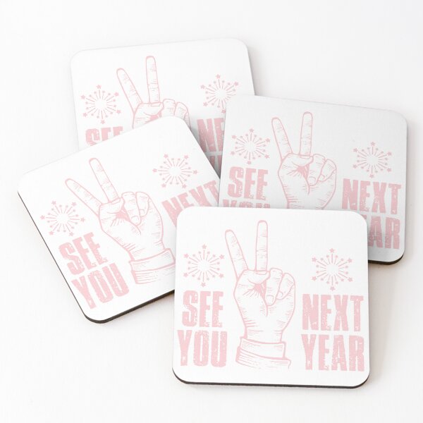 Item preview, See You Next Year Funny Peace Sign New Year's Eve T-Shirt designed and sold by Stag Prime Shop.