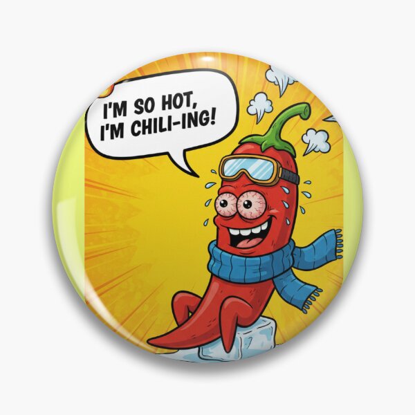Item preview, Funny Spicy Red Chili Cartoon | Hot Sauce Foodie Gift Art designed and sold by Raju2018.