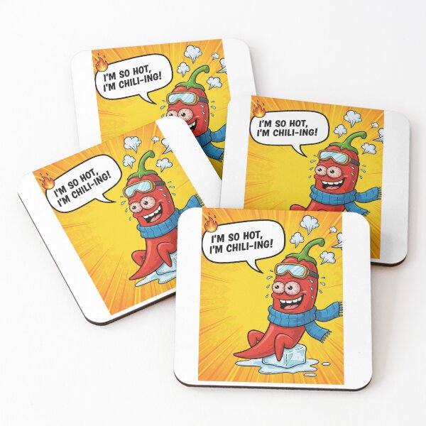 Item preview, Funny Spicy Red Chili Cartoon | Hot Sauce Foodie Gift Art designed and sold by Raju2018.