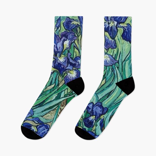 Item preview, Irises After Van Gogh designed and sold by Vicky Brago-Mitchell®.