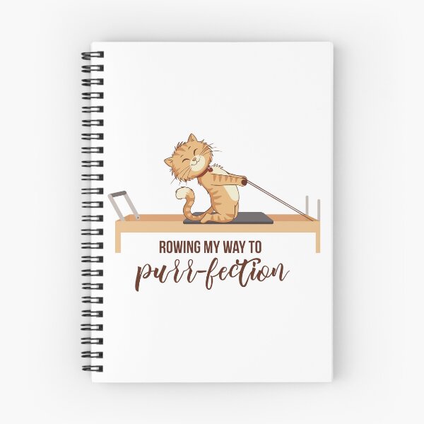 Item preview, Cute Pilates Cat – “Rowing my way to purr-fection ” designed and sold by sashica.