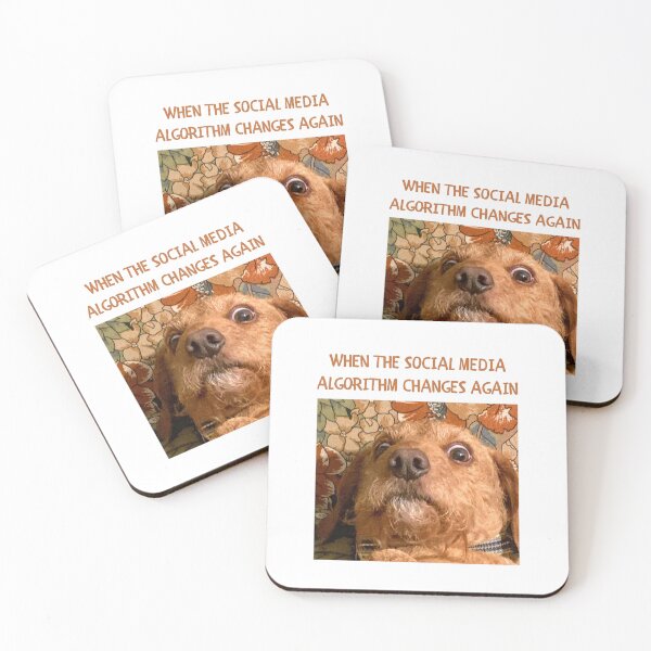 Item preview, Social Media Algorithm Dog Meme — Funny Viral Change Reaction designed and sold by HBDStudio.