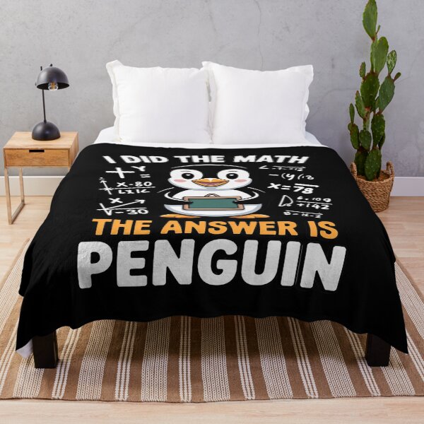 Item preview, Penguin Lover I Did The Math and The Answer is Penguin designed and sold by BubblePancake.