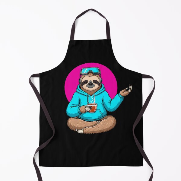 Item preview, Zen Gamer Sloth Drinking Coffee designed and sold by SholoStudio.