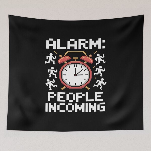 Item preview, People Incoming Funny Introvert designed and sold by BubblePancake.