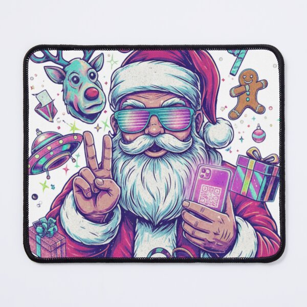 Item preview, Vaporwave Santa: Merry & Bright & Online designed and sold by RainUlan53.