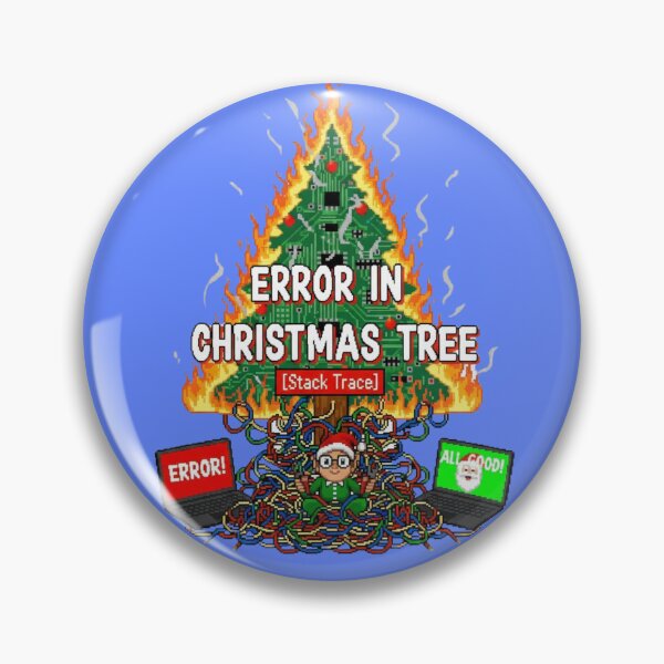 Item preview, Christmas Code Error Sweatshirt | Error in Christmas Tree (Stack Trace) | Developer Geek Gift designed and sold by Artbesttopic.