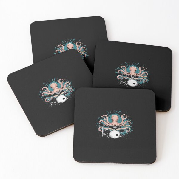 Item preview, Percussionist Octopus Drummer Playing Drum designed and sold by BubblePancake.