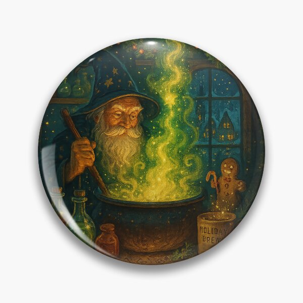 Artikelvorschau, Zauberhaftes Festtagsgebräu – Kunst aus dem magischen Weihnachtskessel entworfen und verkauft von AlcheArtsStudio.