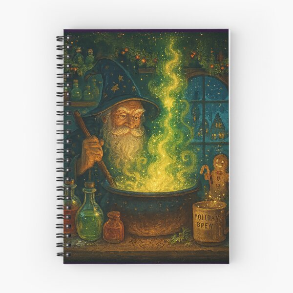 Artikelvorschau, Zauberhaftes Festtagsgebräu – Kunst aus dem magischen Weihnachtskessel entworfen und verkauft von AlcheArtsStudio.