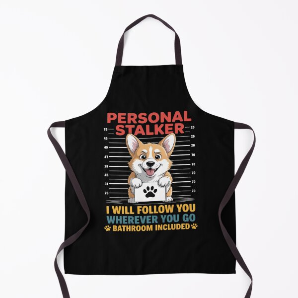 Item preview, Personal Stalker Corgi Funny Dog Lover designed and sold by BubblePancake.