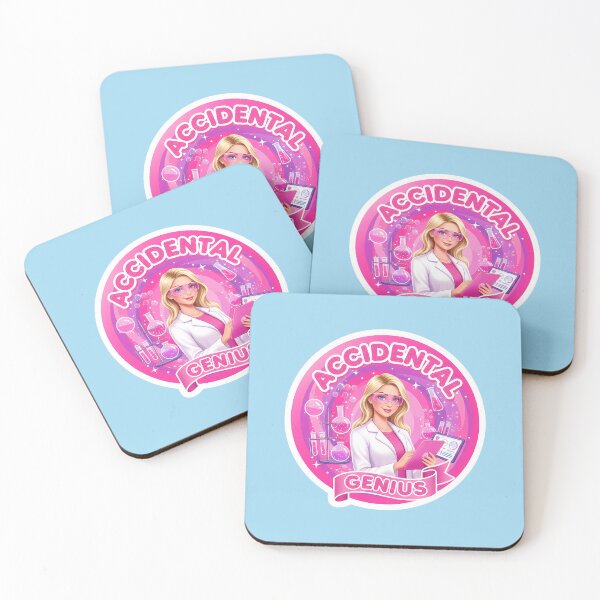 Item preview, Cute Pink Scientist Accidental Genius Art designed and sold by Ekracreatives.