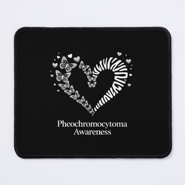 Item preview, Pheochromocytoma Awareness Heart Butterfly Zebra Ribbon designed and sold by NetoGalaxy.