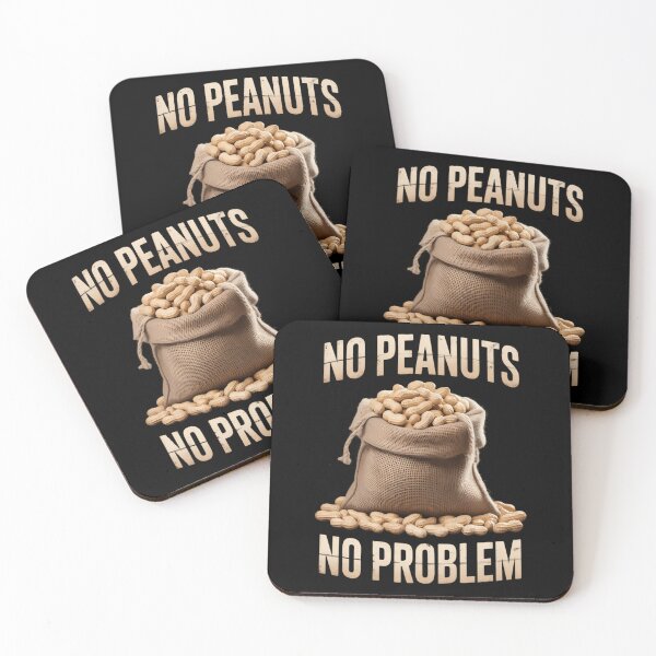 Item preview, No Peanuts No Problem Nut Allergy Awareness designed and sold by Formatage.