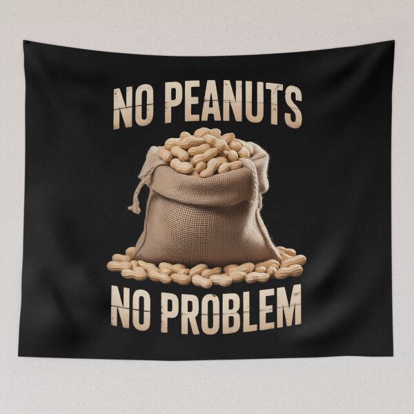 Item preview, No Peanuts No Problem Nut Allergy Awareness designed and sold by Formatage.
