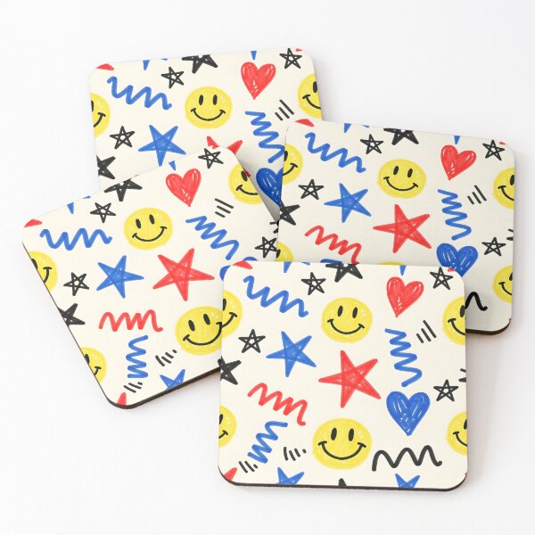 Item preview, Happy Doodle Mix designed and sold by Kaleidoscope Print.