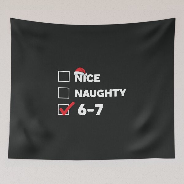 Item preview, 67 Nice Naughty 6 7 Christmas Funny Santa's List Six Seven Meme Xmas Gift designed and sold by alenaz.