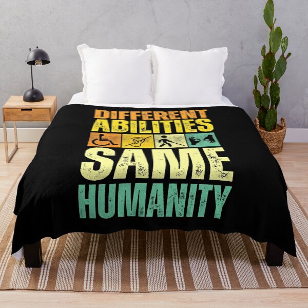 Item preview, Different Abilities Same Humanity, International Day of Persons with Disabilities designed and sold by PerfectMatch.