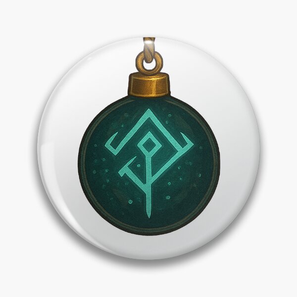 Item preview, Arcane Glyph Ornament – Enchanted Winter Sigil designed and sold by AlcheArtsStudio.