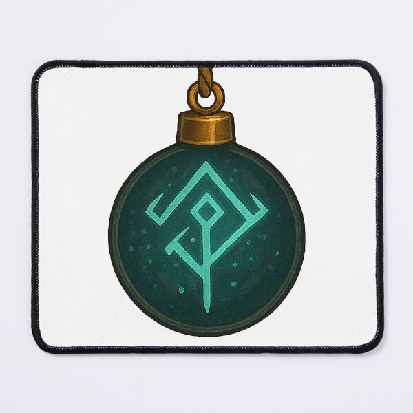 Item preview, Arcane Glyph Ornament – Enchanted Winter Sigil designed and sold by AlcheArtsStudio.