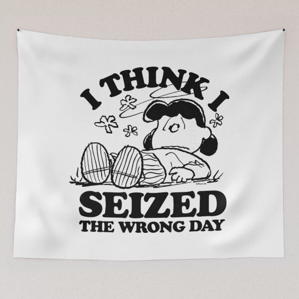 Item preview, Peanuts - Lucy I Seized The Wrong Day designed and sold by Teresa Kamden.