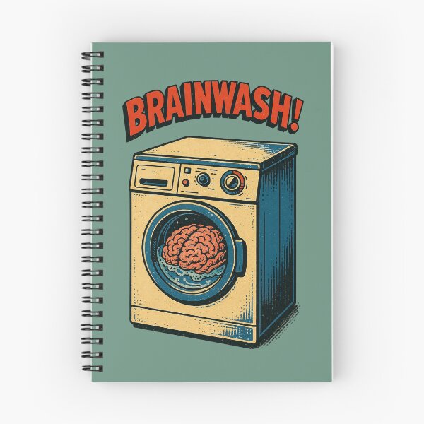 Item preview, Brainwash Comic Cover – Bold Retro Comic Style Art designed and sold by The Devil's Bargain.