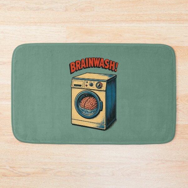 Item preview, Brainwash Comic Cover – Bold Retro Comic Style Art designed and sold by The Devil's Bargain.