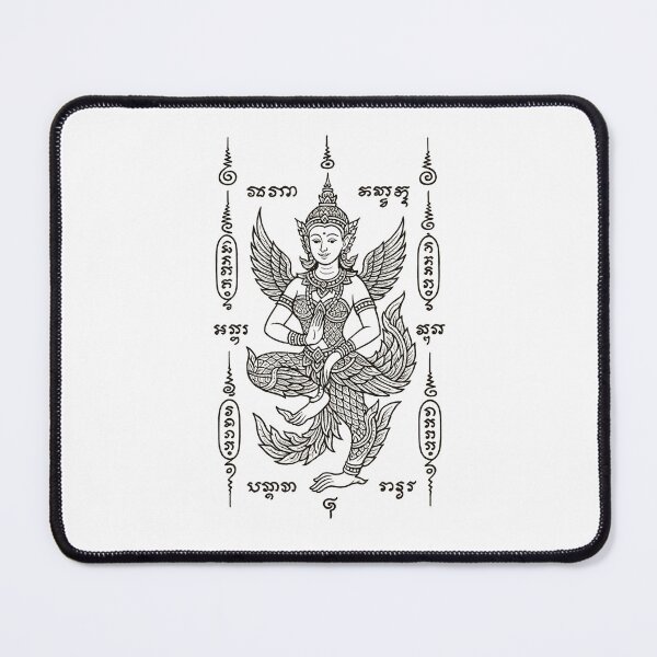 Item preview, Yant Kinnaree Grace – Sacred Thai Mythical Guardian designed and sold by Sksticker991.