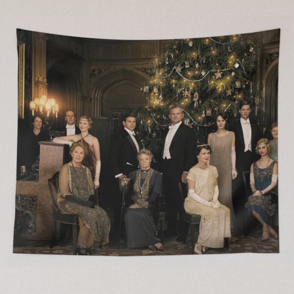 Item preview, Poster Downton Abbey Cast Painting designed and sold by samuelBetrand.