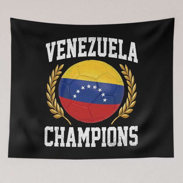 Item preview, SOCCER BALL FLAG CHAMPIONS - VENEZUELA - Fans and Teams for Men and Women T-shirt designed and sold by wallsandpatts.