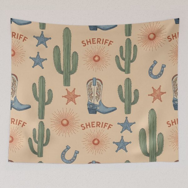 Item preview, Wild West Sheriff designed and sold by Kaleidoscope Print.