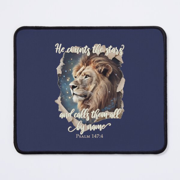 Item preview, Lion Bible verse Christian Psalm designed and sold by Fran Fryberg.
