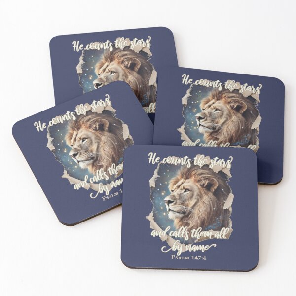 Item preview, Lion Bible verse Christian Psalm designed and sold by Fran Fryberg.