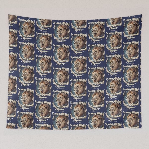 Item preview, Lion Bible verse Christian Psalm designed and sold by Fran Fryberg.