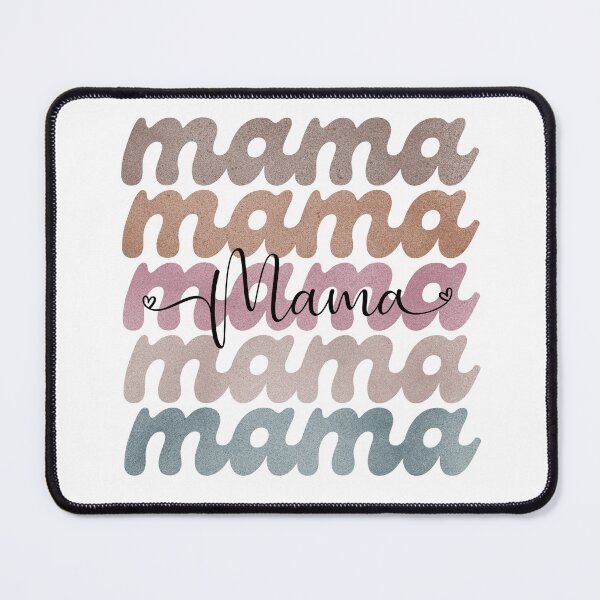 Item preview, Vintage Glitter "mama" Hand Lettered Typography Design designed and sold by WhimsyBunnyGarden.