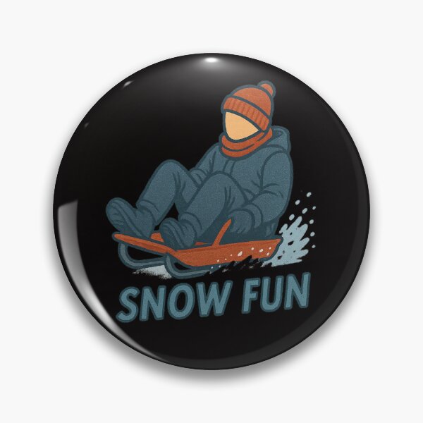 Item preview, Snow Sledding Fun – Winter Graphic Illustration designed and sold by Tadeusz1.