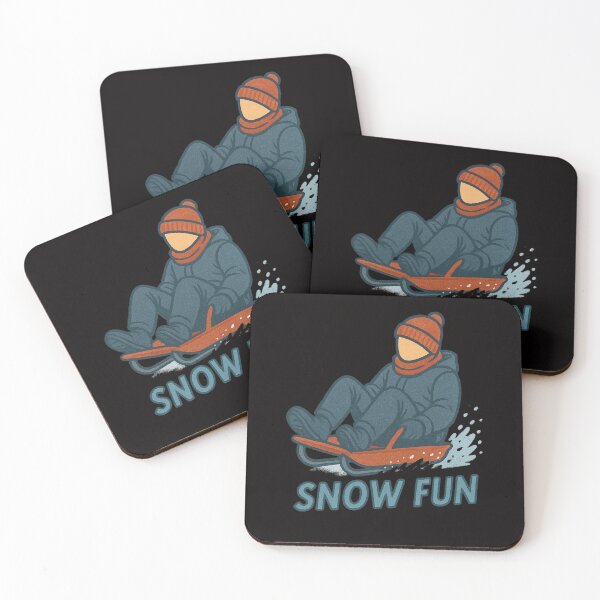 Item preview, Snow Sledding Fun – Winter Graphic Illustration designed and sold by Tadeusz1.