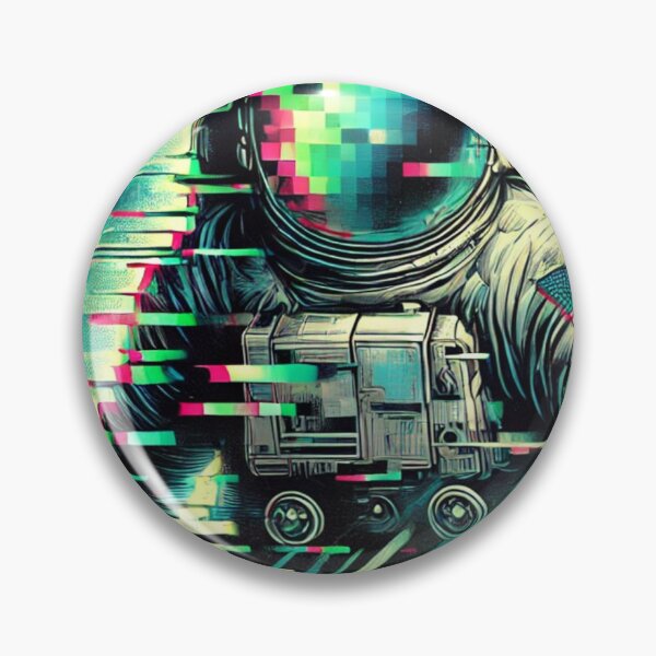 Item preview, Digital Glitch Astronaut designed and sold by GlitchModeStudio.