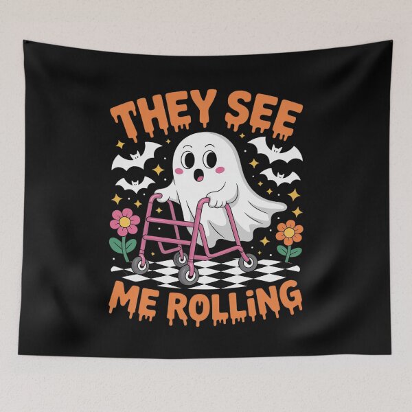 Item preview, Physical Therapy Halloween They See Me Rolling Spooky PT PTA designed and sold by SnackPAC.