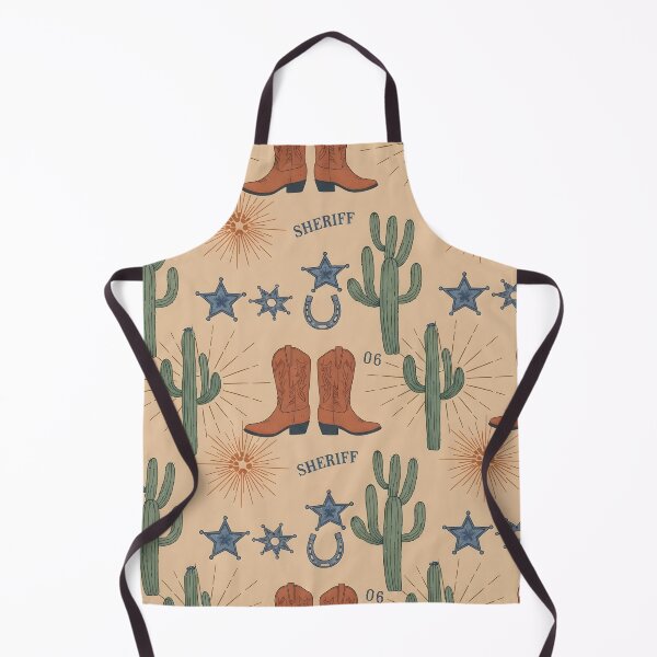 Item preview, Western Cowboy Sheriff Pattern designed and sold by Kaleidoscope Print.