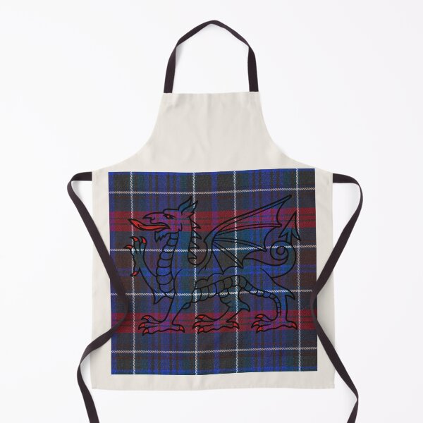 Item preview, Hopkins Welsh Tartan – Among the First & y Ddraig Goch - the red dragon v2 designed and sold by WheelieGdArt.