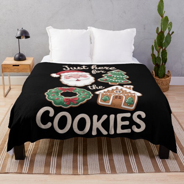 Item preview, I_m Just Here For The Cookies Santa Christmas Cookies Baking Cute designed and sold by cosmicncozyS.