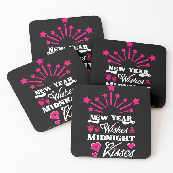 Item preview, New Year Wishes And Midnight Kisses Cute Pink Party T-Shirt designed and sold by Stag Prime Shop.