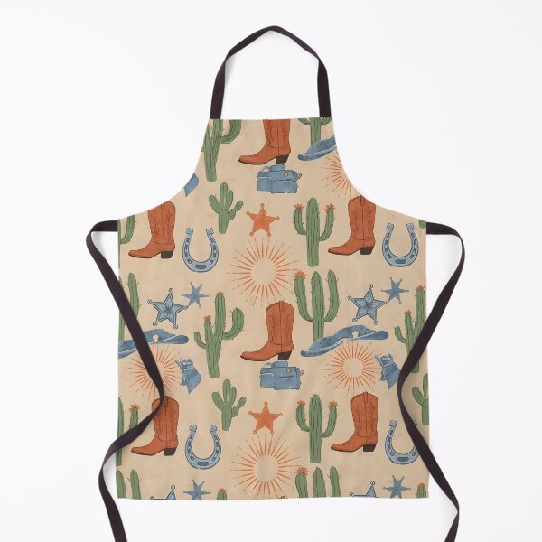 Item preview, Cowboy Desert Icons Pattern designed and sold by Kaleidoscope Print.