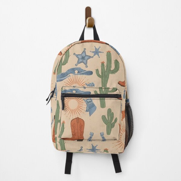Item preview, Cowboy Desert Icons Pattern designed and sold by Kaleidoscope Print.