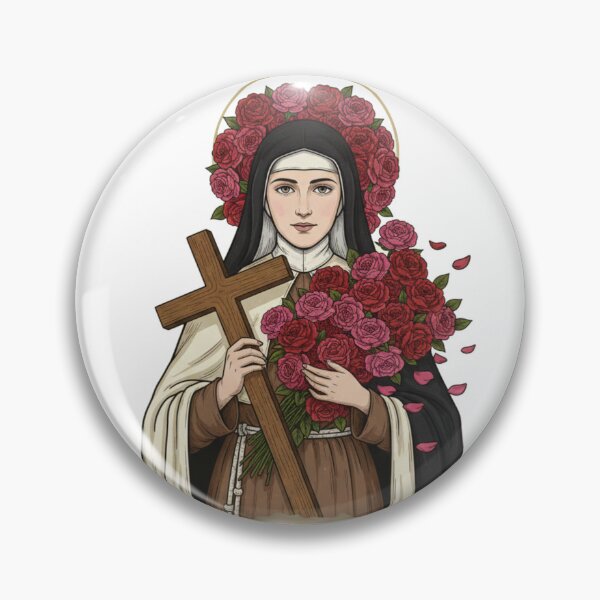 Item preview, St. Thérèse of Lisieux "Everything Is Grace" - Catholic Saint Design designed and sold by TheCatholicBrew.