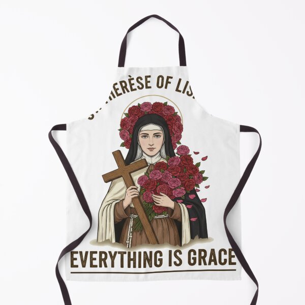 Item preview, St. Thérèse of Lisieux "Everything Is Grace" - Catholic Saint Design designed and sold by TheCatholicBrew.